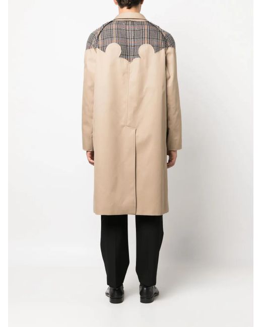 Maison Margiela Natural Wool Reversible Trench Coat for men