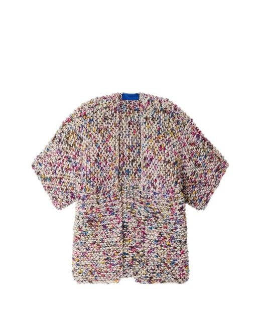 Mes Demoiselles Pink Stami Short-Sleeved Cardigan