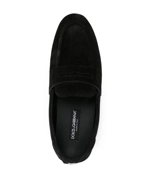 Dolce & Gabbana Black Flat Shoes for men