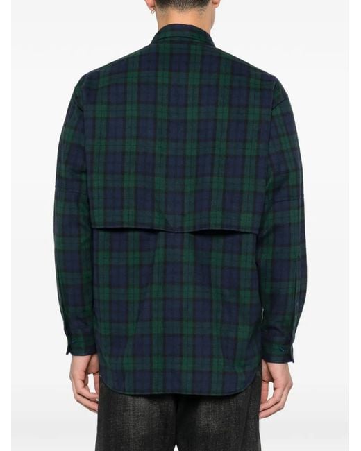 Neighborhood Tartan-Check Shirt in Blue for Men | Lyst