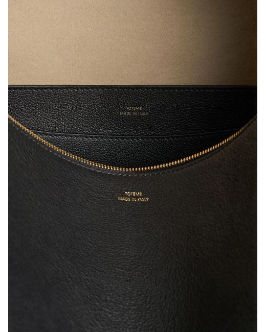 Totême  Black Bevel Leather Shoulder Bag