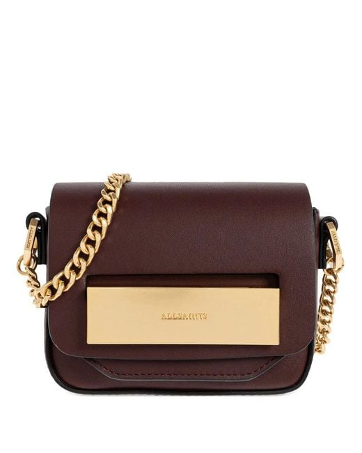 AllSaints Brown Etta Mini Bag