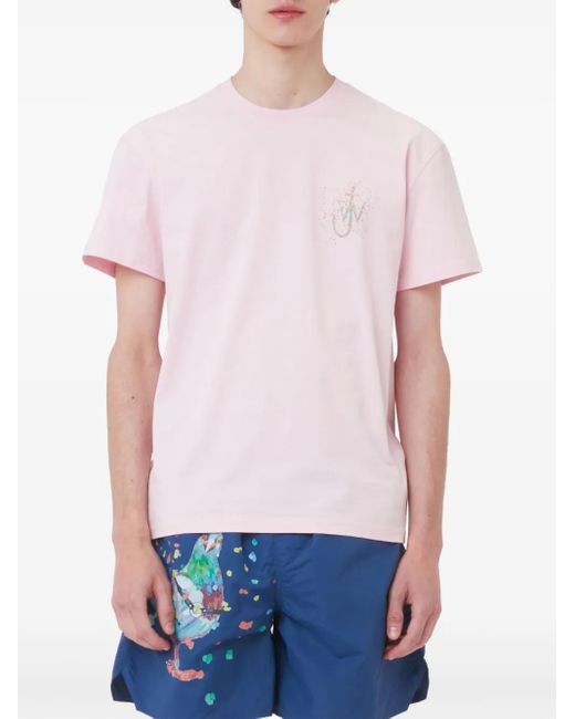 J.W. Anderson Pink Pigeon Organic-Cotton T-Shirt