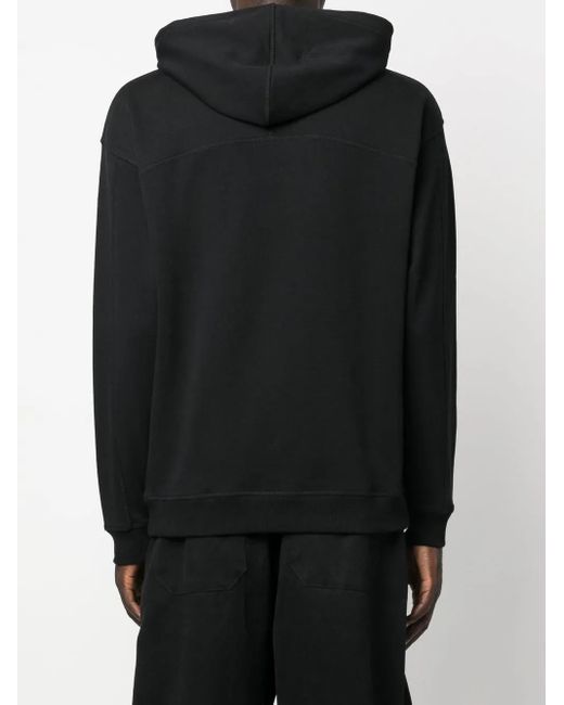 メンズ Etudes Studio National オーガニックコットン パーカー Black