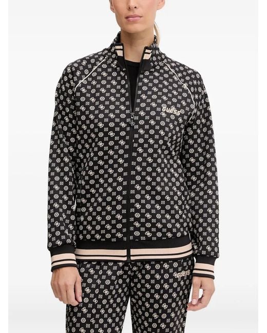 Sudadera Con Logo Estampado Guess de color Gray