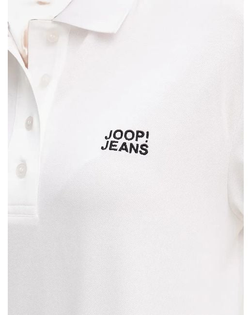 Joop! White Talena Pleated-Skirt Polo Mini Dress