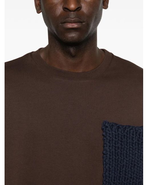 Charles Jeffrey Brown Patch-Pocket T-Shirt