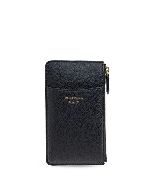 Emporio Armani Black Myea Zipped Purse