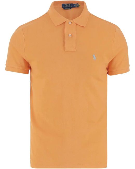 Polo Ralph Lauren Orange Polo En Coton for men