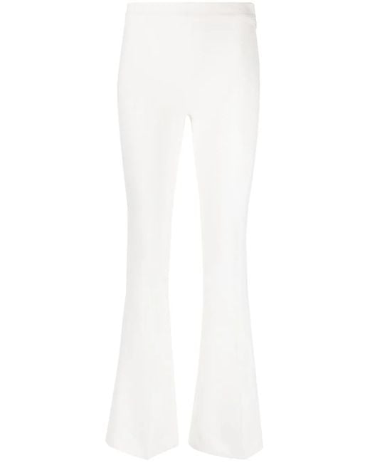 Pantalon Évasé À Taille Haute Blanca Vita en coloris White