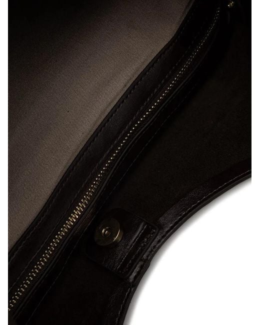 Blauer Black Logo-Plaque Calf Suede Tote Bag