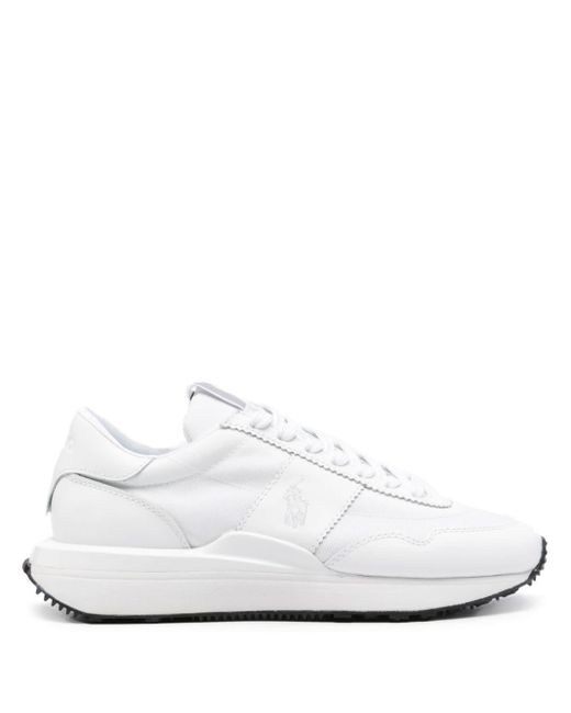 Polo Ralph Lauren White Polo Pony-embroidery Sneakers