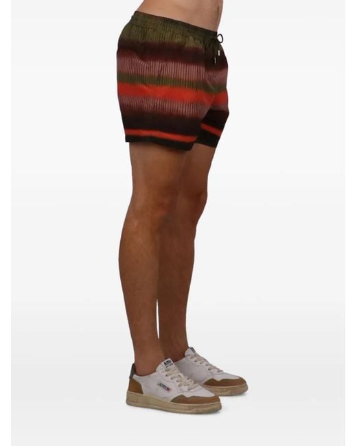 Short De Bain À Rayures Paul Smith pour homme en coloris Red