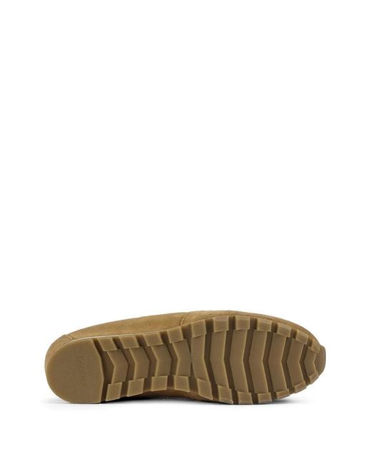 Doucal's Brown Teddy Suede Sneakers
