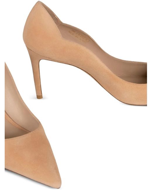 Stuart Weitzman Natural 90Mm Pointed-Toe Heeled Pumps