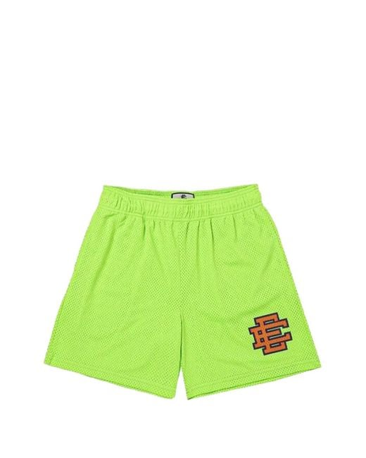 Eric Emanuel Green Ee Basic Mesh Shorts for men