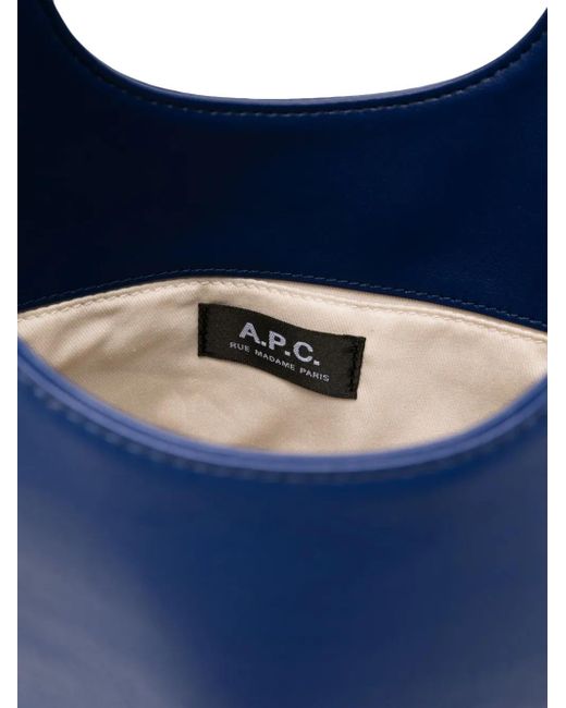 A.P.C. Blue Small Ninon Tote Bag