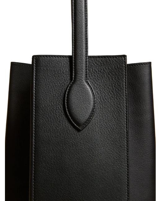 Khaite Black The Frida Leather Tote Bag