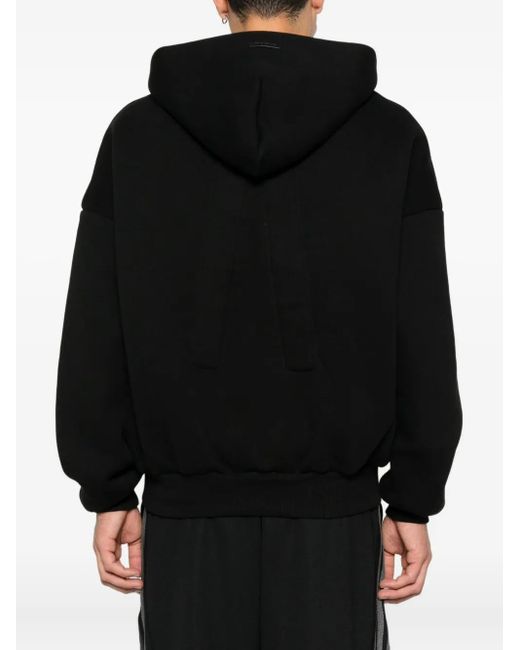 Fear Of God Black Zip Hooded Hoodie for men