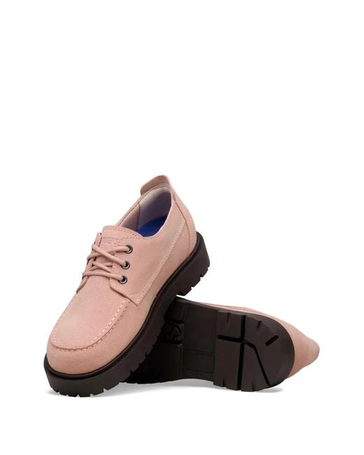 Birkenstock Pink Highwood Moc Lace Low Leve