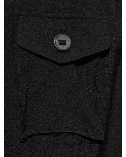 Y-3 Black Belted Cargo Pants for men