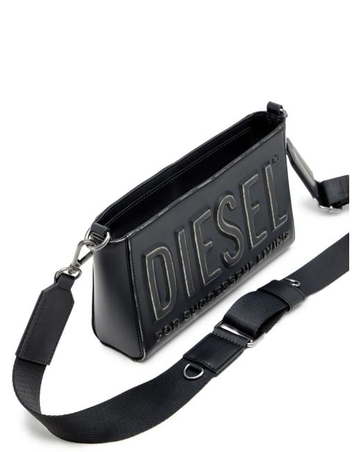 DIESEL Black 3D Camera Kuriertasche