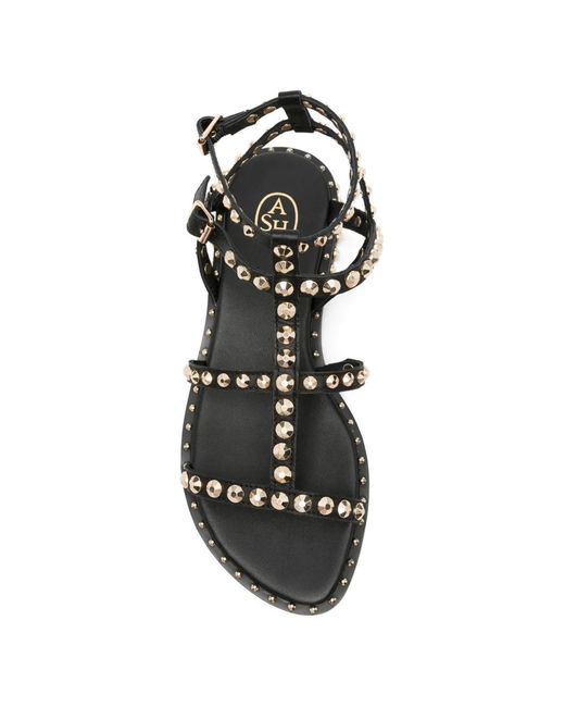 Ash White Precious Stud-Embellished Sandals