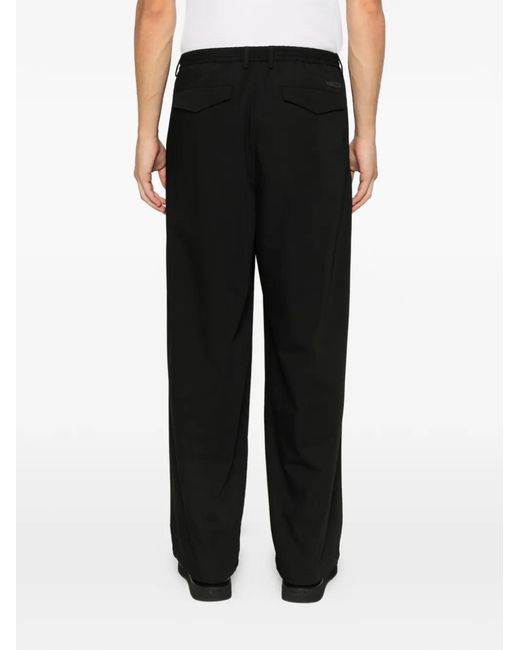 ALPHATAURI Black Porter Trousers for men