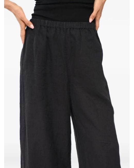 By Malene Birger Black Mirabellos Embroidered Trousers
