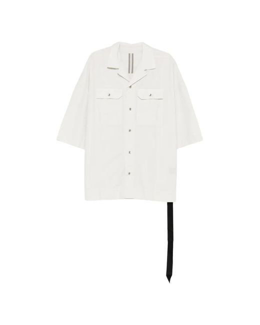 Rick Owens White Magnum Tommy Shirt for men