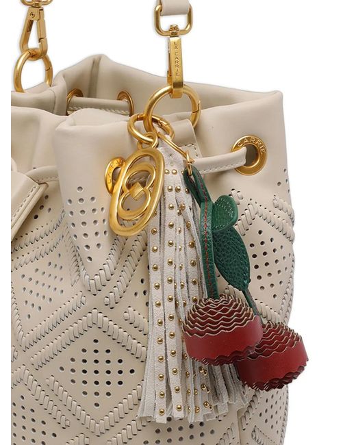 La Carrie Natural Labyrinth Bucket Bag