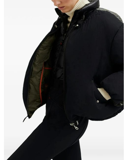 Perfect Moment Blue Reversible Quilted Ski Jacket