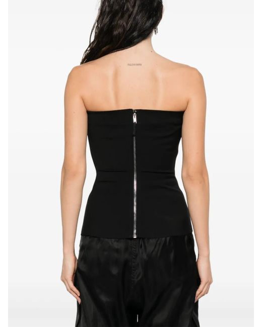 Top palabra de honor Rick Owens de color Black
