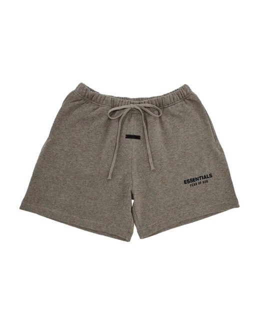 Fear Of God Gray Fleece Shorts for men