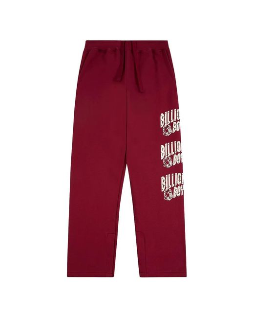 BBCICECREAM Red Triple B Graphic Track Pants for men
