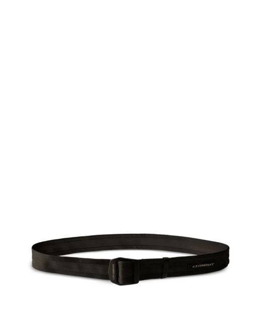 C P Company White Buckle-Fastening Belt for men