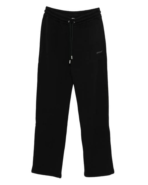 Off-White c/o Virgil Abloh Black Logo Sweatpants for men