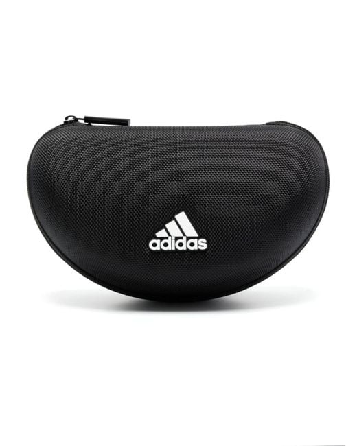Adidas Black Sp0076 Shield-frame Sunglasses