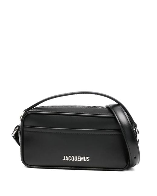 Jacquemus Black The Banet Leather Top-Handle Shoulder Bag