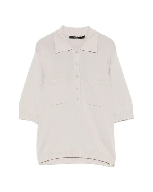 Seventy White Chest-Pocket Polo Shirt
