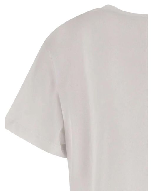 Kaos White Icona Embellished T-Shirt