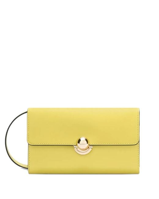 Furla Yellow Large Rectangular-Shape Sfera Cross Body Bag