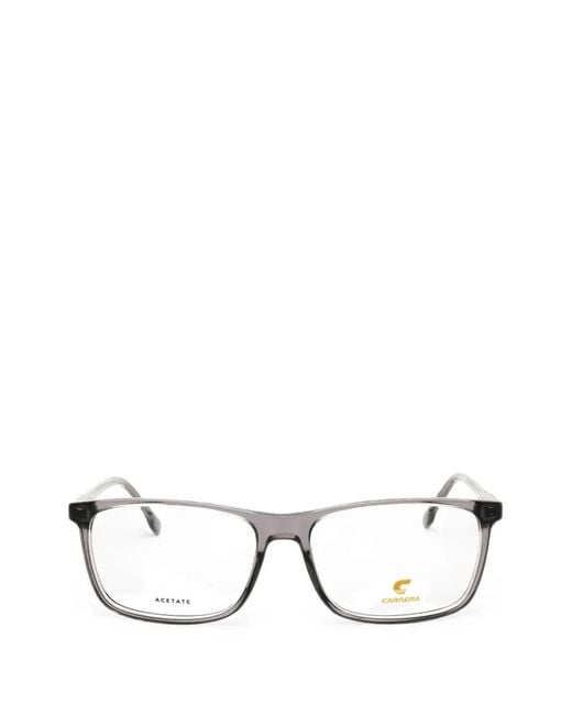 Carrera Gray Rectangle-Frame Glasses for men