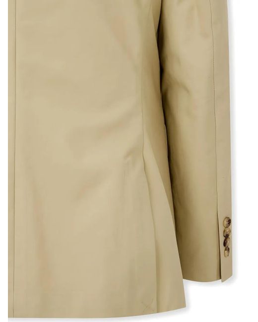 MAN ON THE BOON. Einreihiger Essential Blazer in Natural für Herren
