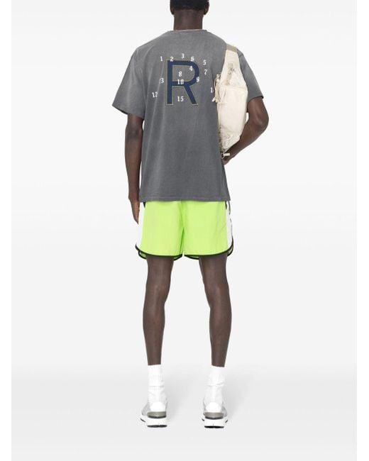 Shorts con design color-block di John Elliott in Green da Uomo