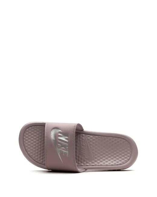 Nike Pink Benassi Jdi "Rose" Slides