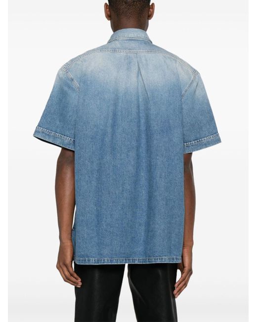 Chemise en jean Givenchy pour homme en coloris Blue