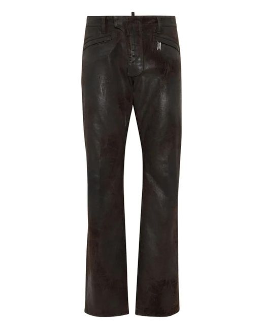 DSquared² Hose Aus Leder in Gray für Herren