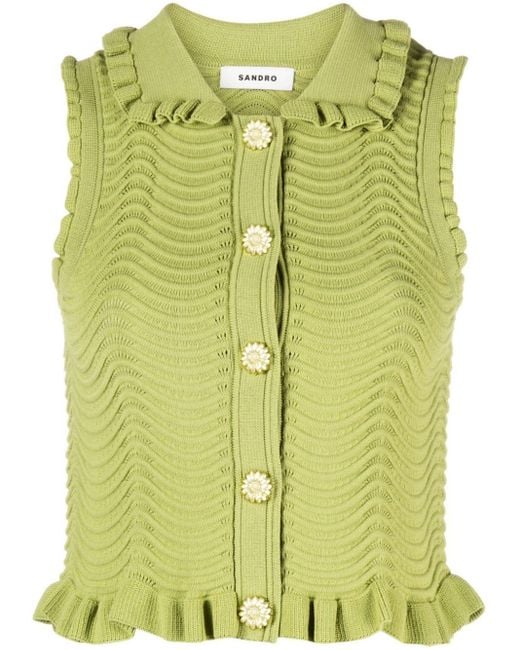 Top di Sandro in Green
