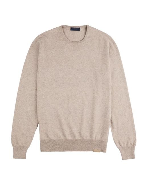 Fay Natural Crew-Neck Sweater for men